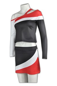 CH79Long-sleeved cheerleading uniforms made  80s cheer uniform